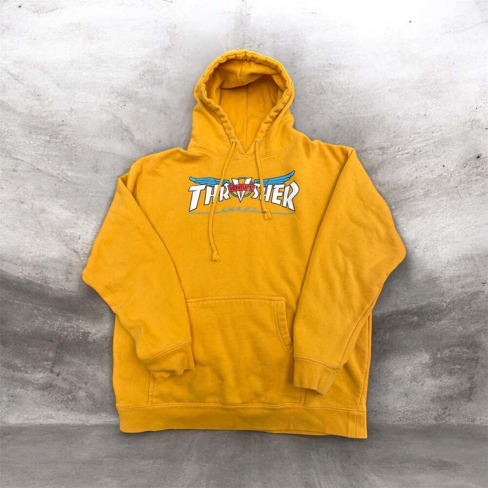Thrasher x Venture x Awake NY Collaboration Pullover Hoodie
